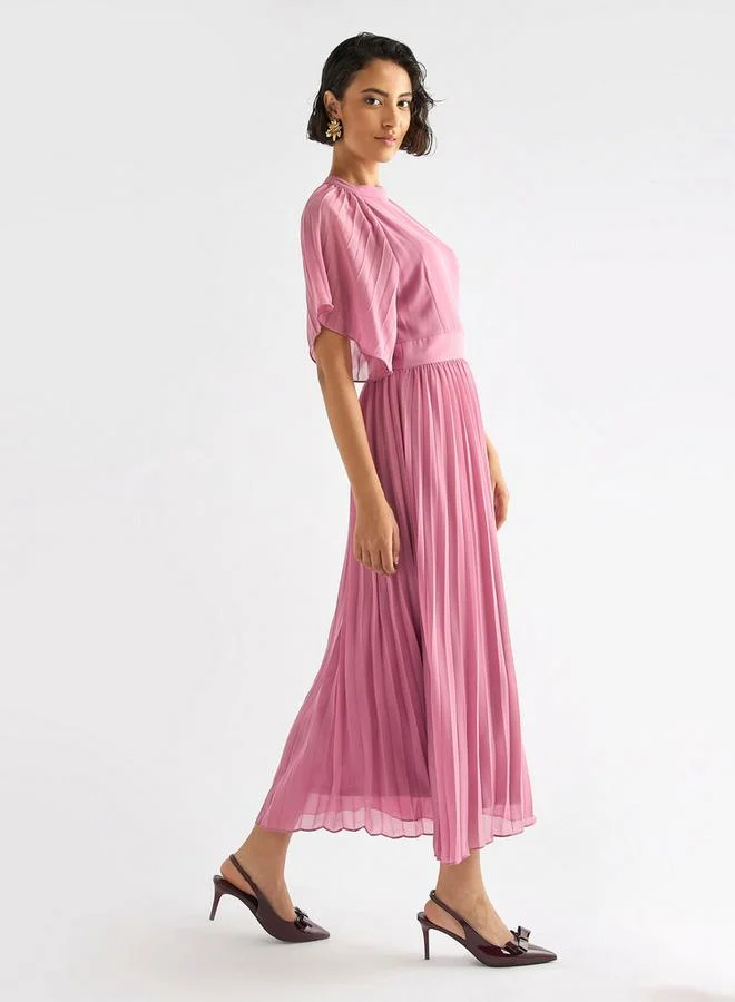Splash FAV Pleated Midi Dress