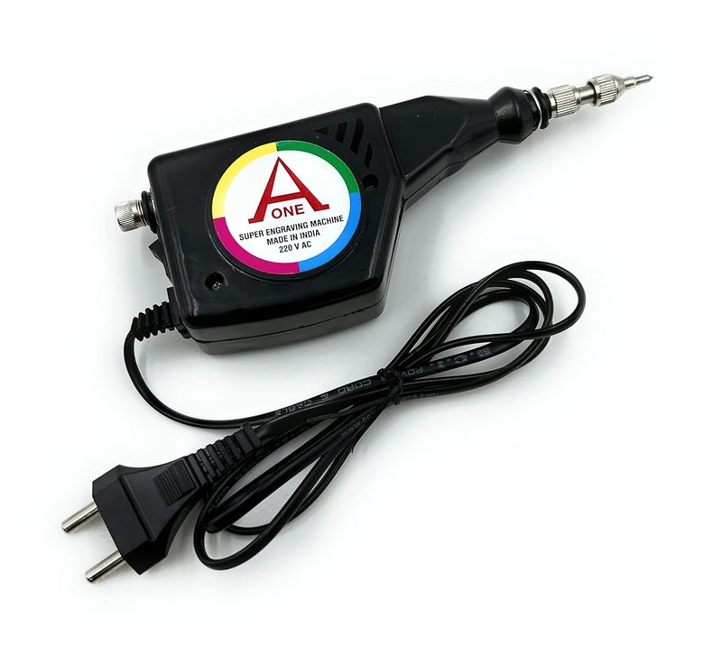 Aone آلة نقش كهربائية محمولة برأس كربيد للنقش/الكتابة/النقش على المعادن، البلاستيك، الجلد نوع اهتزازي متعددة الاستخدامات للسفن، الأدوات، المجوهرات/صنع النماذج، الحرف اليدوية DIY - Image 1