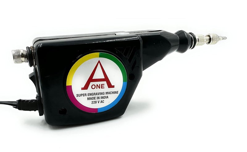 Aone آلة نقش كهربائية محمولة برأس كربيد للنقش/الكتابة/النقش على المعادن، البلاستيك، الجلد نوع اهتزازي متعددة الاستخدامات للسفن، الأدوات، المجوهرات/صنع النماذج، الحرف اليدوية DIY - Image 3