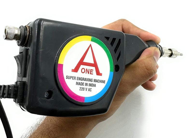 Aone آلة نقش كهربائية محمولة برأس كربيد للنقش/الكتابة/النقش على المعادن، البلاستيك، الجلد نوع اهتزازي متعددة الاستخدامات للسفن، الأدوات، المجوهرات/صنع النماذج، الحرف اليدوية DIY - Image 2