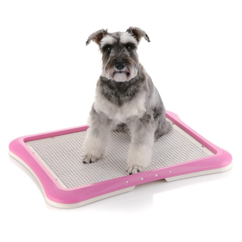 Richell Paw Trax Mesh Training Tray Pink 252 x 189 x 16 Richell Paw Trax Mesh Training Tray Puppy Potty Pad Holder for Indoor Use AntiChewing and Tearing Ideal for Potty Training Puppies