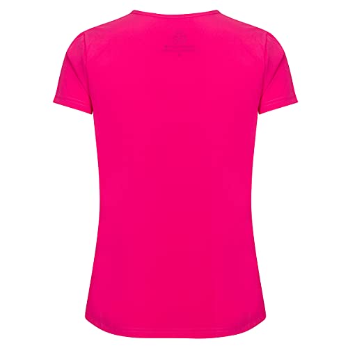 Natural Uniforms Women's Cool Stretch V-Neck Top and Cargo Pant Set (Hot Pink, Large) - Image 3