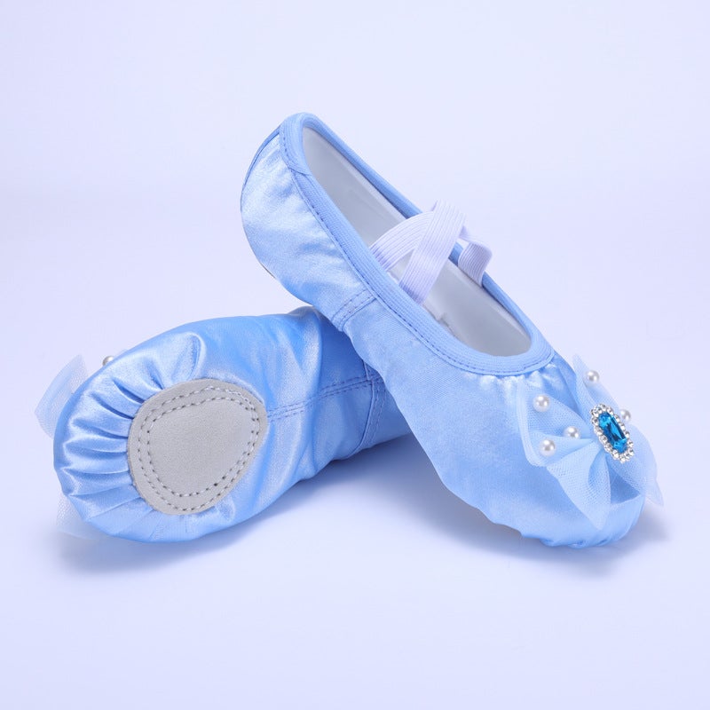 Dancing Shoes Women''s Soft-soled Children''s Classical Chinese Performance Ballet Dancing Shoes for Girls Claw 8027 - Image 3