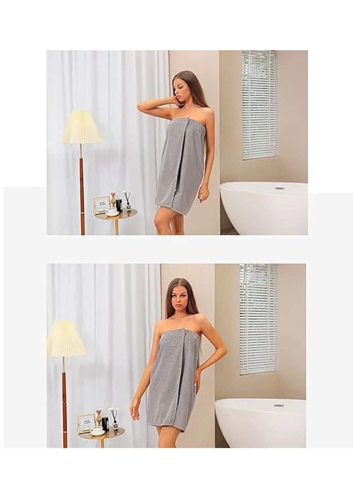 ARNOTEC Towel Wrap Cotton Highly Absorbent Terry Soft Sarong Towel Shower Spa Sauna Beach Gym Towel Coat Cover  - Image 3