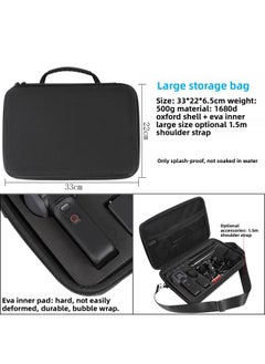 Generic For Insta360 ONE RS ONE Inch Panoramic Camera Storage Bag Leica Accessories Storage Box Carrying Case-Color:Medium Strap Bag  - Image 5