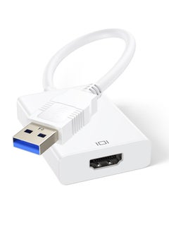 Generic USB 3.0 to HDMI Adapter, HD 1080P Video Audio Graphics Multi Monitor USB 3.0/2.0 to HDMI Mirroring/Expansion Converter Cable for PC/HDTV/Projector, Compatible with Windows XP/7/8/8.1/10/11/Android  - Image 1
