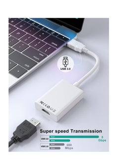 Generic USB 3.0 to HDMI Adapter, HD 1080P Video Audio Graphics Multi Monitor USB 3.0/2.0 to HDMI Mirroring/Expansion Converter Cable for PC/HDTV/Projector, Compatible with Windows XP/7/8/8.1/10/11/Android  - Image 4