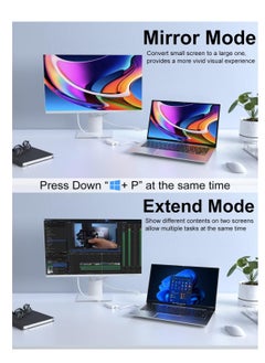 Generic USB 3.0 to HDMI Adapter, HD 1080P Video Audio Graphics Multi Monitor USB 3.0/2.0 to HDMI Mirroring/Expansion Converter Cable for PC/HDTV/Projector, Compatible with Windows XP/7/8/8.1/10/11/Android  - Image 5