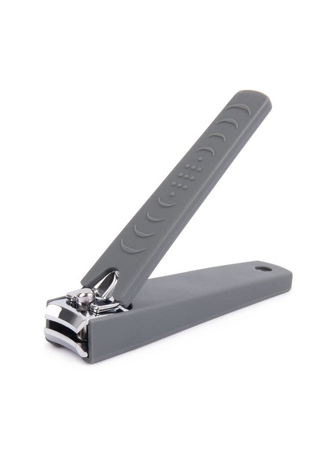 Trim Simply Foot Toenail Clippers Quality Steel Blades Enlarged Opening Nail Clippers For Thick Nails With Catcher Base Easy To Use Foot Care Tool Ideal For Men And Women Gray - Image 1