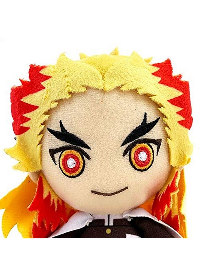 Bandai Bandai Demon Slayer Kimetsu no Yaiba Chibi Plush - Kyojuro Rengoku  - Image 3