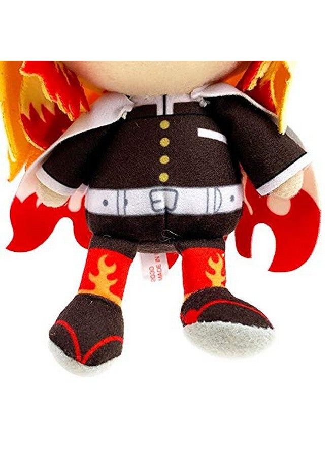 Bandai Bandai Demon Slayer Kimetsu no Yaiba Chibi Plush - Kyojuro Rengoku  - Image 5