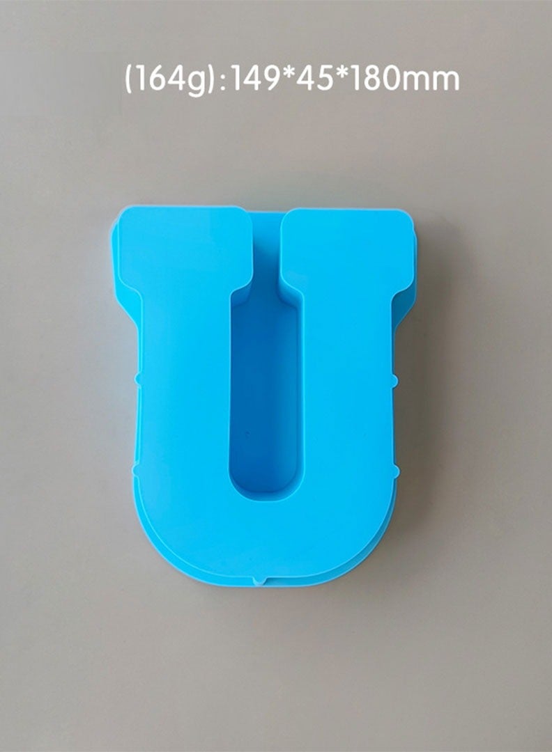 Large U-Shaped Multipurpose Silicone Mold – 164g Heat-Resistant, Food-Grade Mold for Epoxy Resin, Chocolate, Soap, Wax, and DIY Crafts