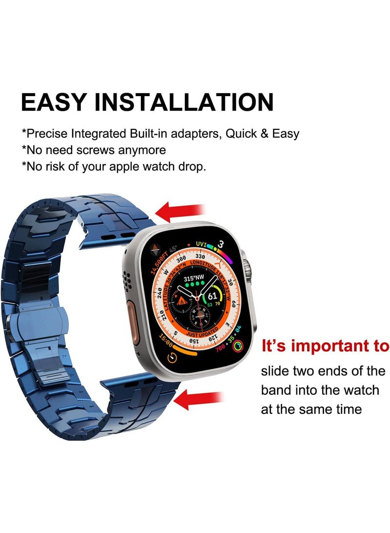 Y&D For Apple Watch 42mm 44mm 45mm 49mm Metal Strap - Image 3