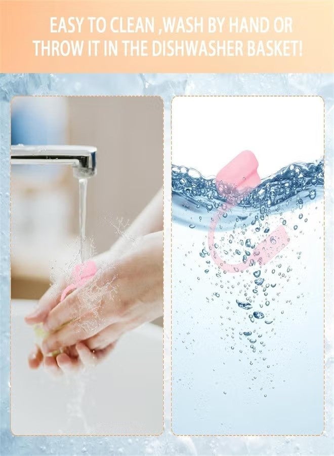 واي جيه غطاء قش كأس ستانلي ، غطاء قش سيليكون مكون من 5 قطع ، متوافق مع زجاج كأس ستانلي 30 و 40 أوقية 10 مم غطاء رأس قش مقاوم للغبار قابل لإعادة الاستخدام بنفسجي ، وردي ، أخضر ، أبيض ، أزرق - Image 2