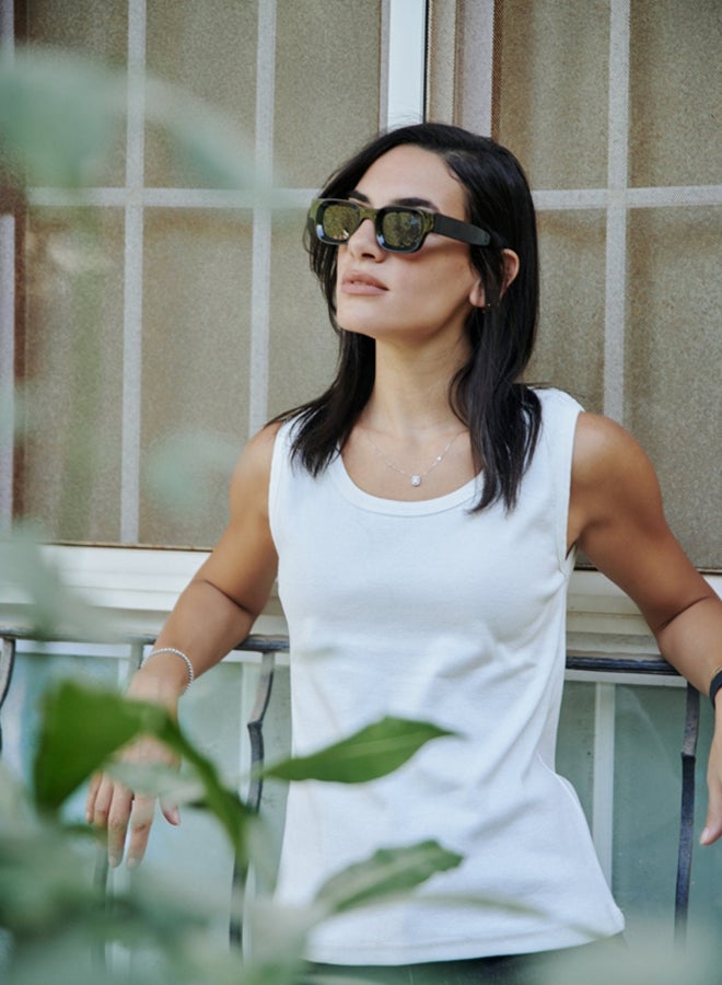 Essentials, Basic crop top for women plain white - Image 1