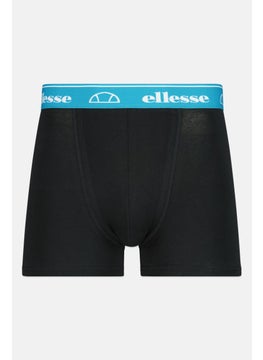 Ellesse Men 3 Pieces Brand Logo Trunks, Black  - Image 5
