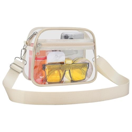 USPECLARE Clear Bag for Stadium Events Clear Sports Fan Handbags Purses with Adjustbale Strap for Concerts Festivals Game Day - Image 3
