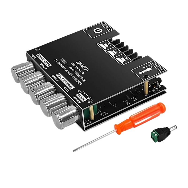 2 1 Channel Audio Amplifier Board DIY Home Workshop Garage Office Outdoor Entertainment - Image 2