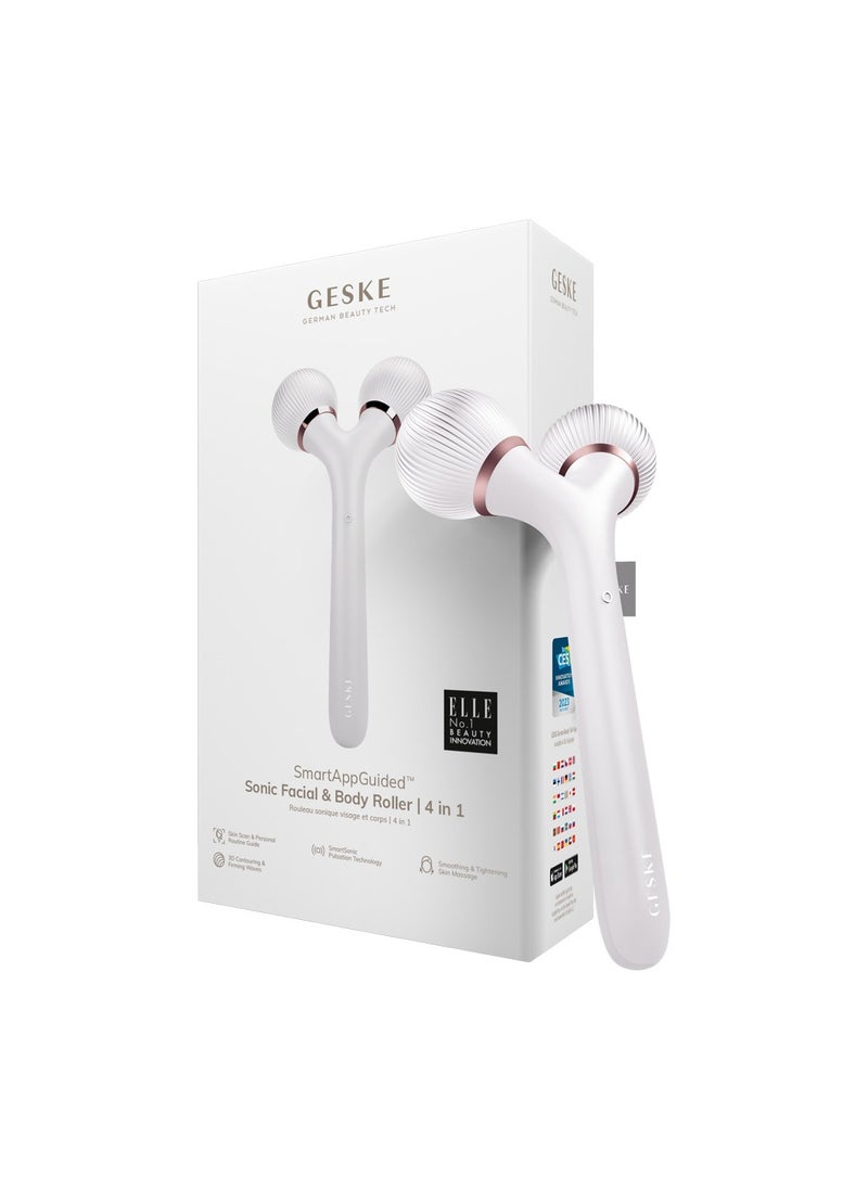 GESKE 4 In 1 Sonic Facial & Body Roller Starlight  - Image 4