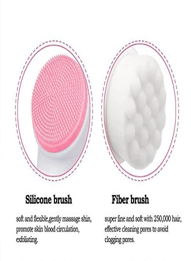 BANIRA 3Pcs Soft Exfoliates 2 in 1 Face Brush Scrubbers & Nose Scrub Cleansing Tool Deep Massage Cleansing Pads Gentle for Glowing Skin Tan & Blackheads Removal All Skin Types for Men & Women Girls - Image 3