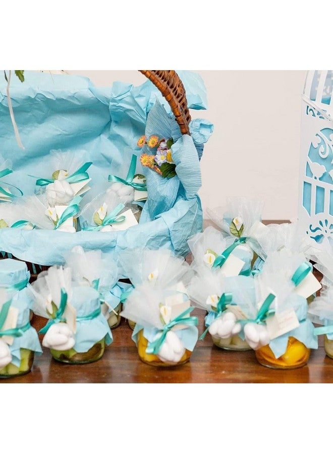 VRB Dec قماش شبكة متعدد الأغراض VRB DecTM 5 متر للتزيين، تعبئة المهر، تزيين قاعة الحفلات، باقة، تعبئة الهدايا، تزيين الحفلات، عناصر تزيين غرفة البوجا (5 متر، وردي فاتح) - Image 5