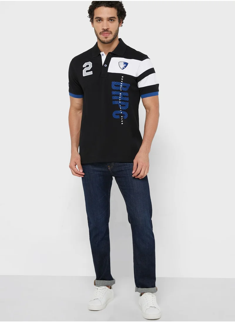 bhpoloclub Color Block Polo