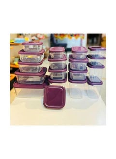 AKSA AKSA Set Of Healthy Plastic Refrigerator Containers - 18 Pieces  - Image 1