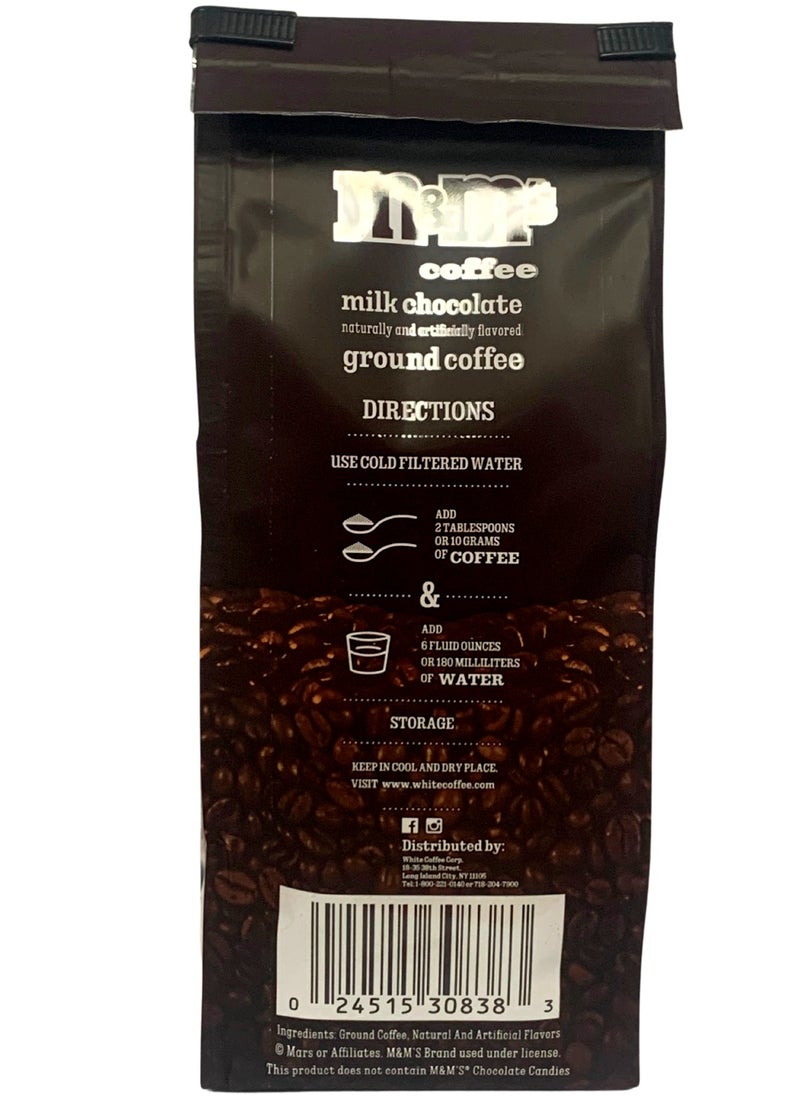 m_and_m - Milk Chocolate M&M Flavored Ground Coffee, Medium Roast 283.4g bag. - Image 1