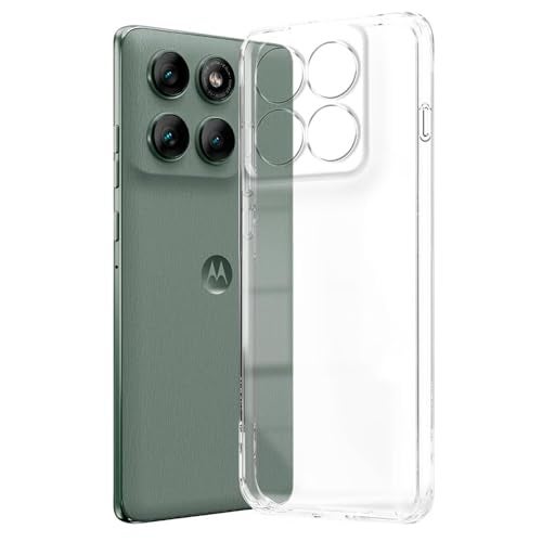 Casotec Crystal Clear Case for Motorola G86 5G / G86 Power 5G | Raised Bumps for Camera & Screen Protection | Clear Soft Silicone Back Cover for Motorola Moto G86 5G / G86 Power 5G (TPU | Transparent) - Image 4
