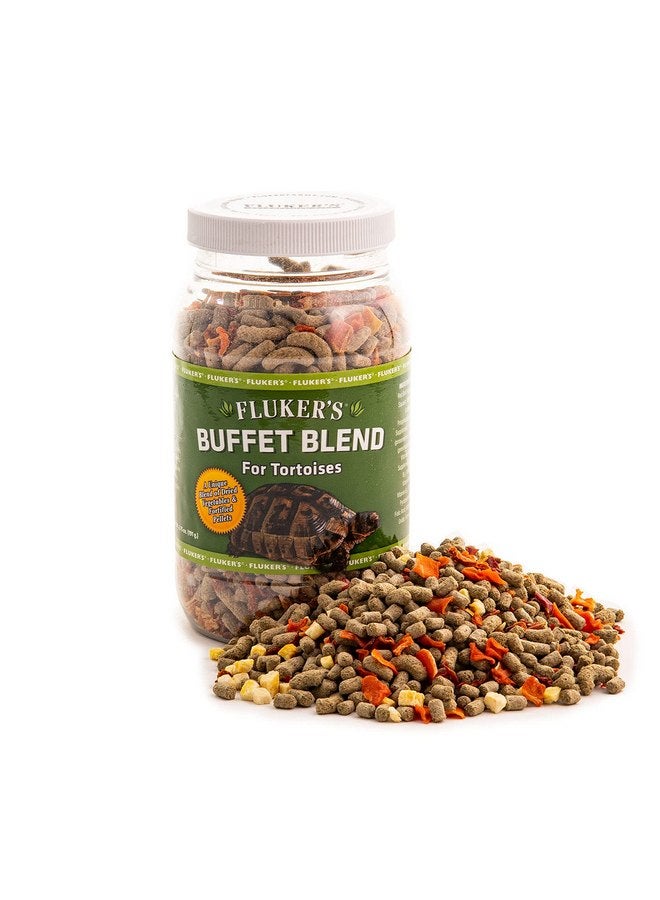 فلكرز مزيج فلوكر بوفيه للسلاحف، خضروات مع حبيبات مدعمة، 6.75 أونصة - Image 1