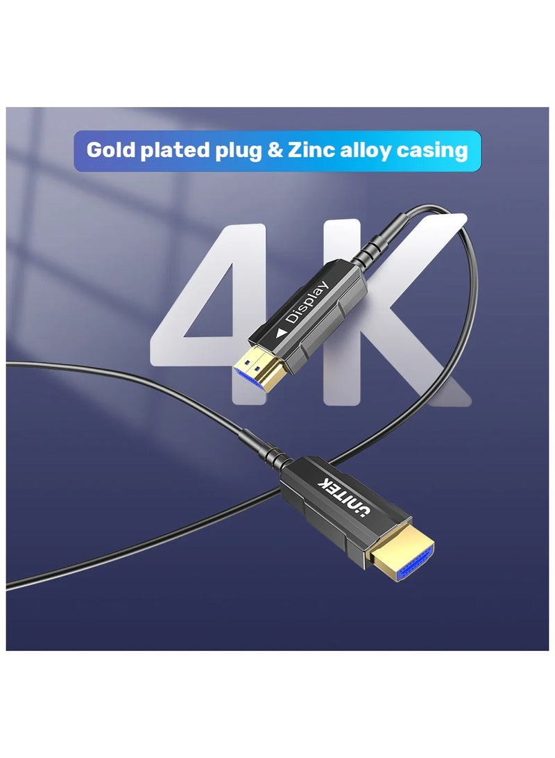 UNITEK كابل ألياف بصرية HDMI من يونيتيك 4K 60Hz - Image 3