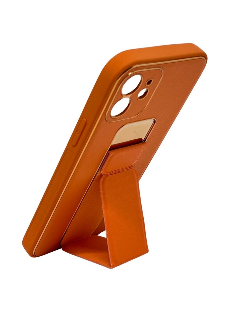 3-in-1 Magnetic Wrist Strap Hand Grip with Stand Case Cover for Apple iPhone 12 - Image 1