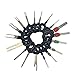 kweiny Auto Terminals Removal Key Tool Electrical Wiring Connector Release Pin18 Pieces No Duplicate - Image 2