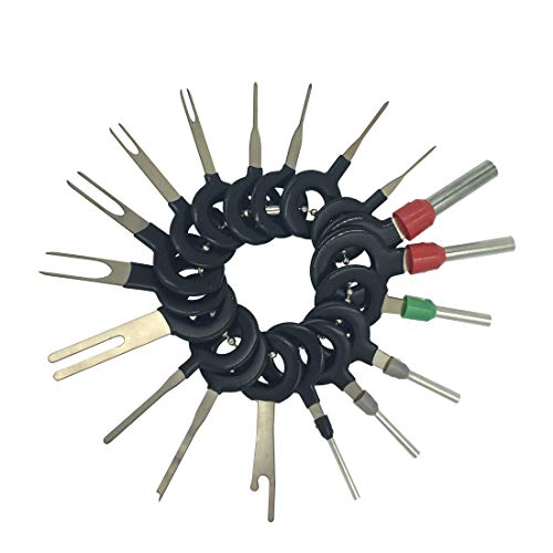 kweiny Auto Terminals Removal Key Tool Electrical Wiring Connector Release Pin18 Pieces No Duplicate - Image 1