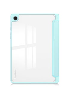 Generic Hybrid Slim Case with Pen Holder for Samsung Galaxy Tab A9 Plus 11 Inch 2023 Model (SM-X210/X216/X218) Clear Transparent Back Shell Auto Wake/Sleep, Sky Blue  - Image 2