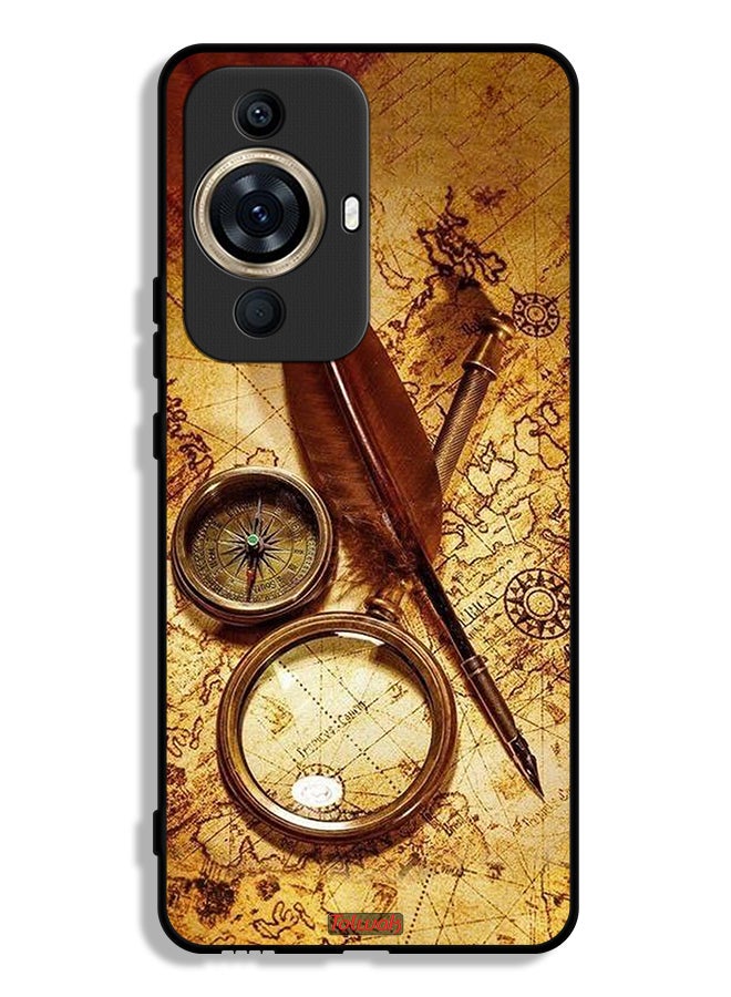 Tolwak Huawei nova 11 Protective Case Cover Vintage Compass - Image 1