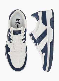 Lee Cooper Men's Colourblock Sneakers With Lace-Up Closure  - Image 1