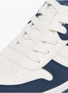 Lee Cooper Men's Colourblock Sneakers With Lace-Up Closure  - Image 5