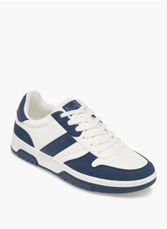Lee Cooper Men's Colourblock Sneakers With Lace-Up Closure  - Image 2