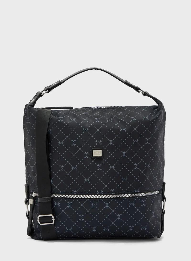 CARPISA Front Zip Round Backpack