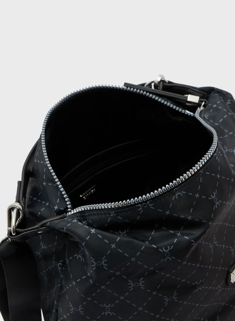 CARPISA Front Zip Round Backpack