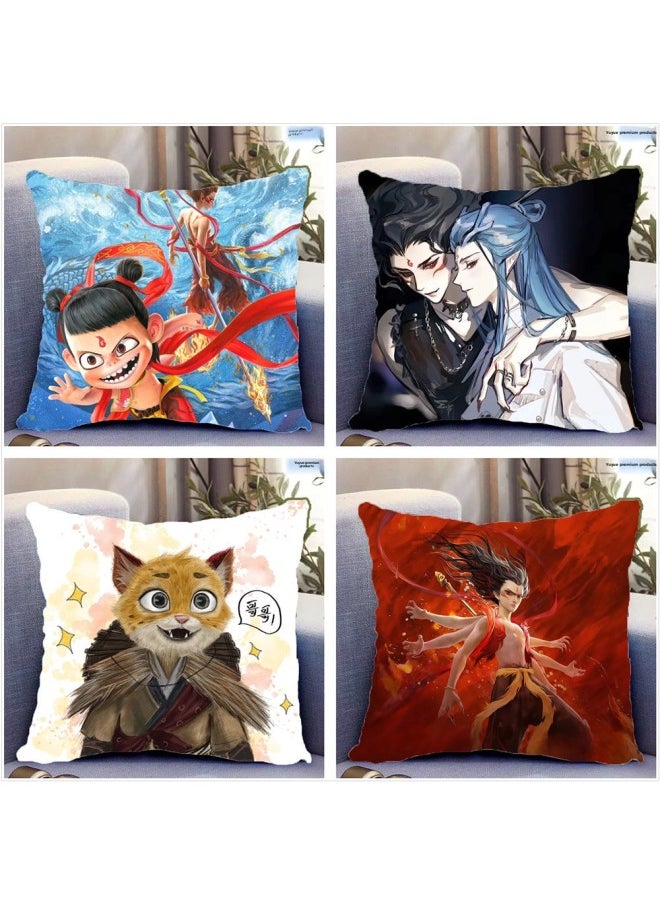 What Kind Of Pillow Around What Kind Of Pillow What Kind Of Magic Boy 2 Sea Ao Bing Ao Guang Ao Leap Shen Male Leopard Animation Gift Can Be-Specifications:Customized Shoot Here-Color:35*35cm (mini)-baby Velvet  - Image 2