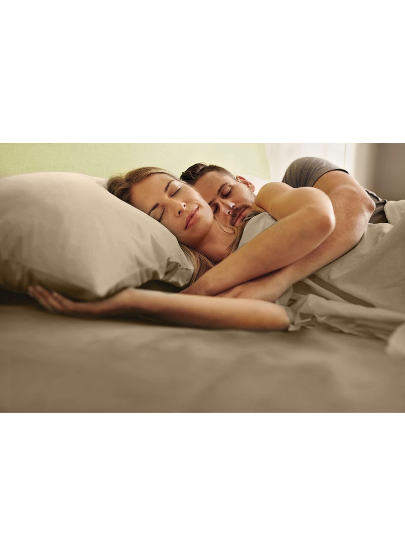 King 400 Thread Count 100% Cotton Flat Sheet - Comfortable  Cooling & Breathable Cotton - Hotel Quality Flat Bed Sheet - Extra Soft & Comfy - Easy Care  Wrinkle Free - Cream Top Flat Sheet Only