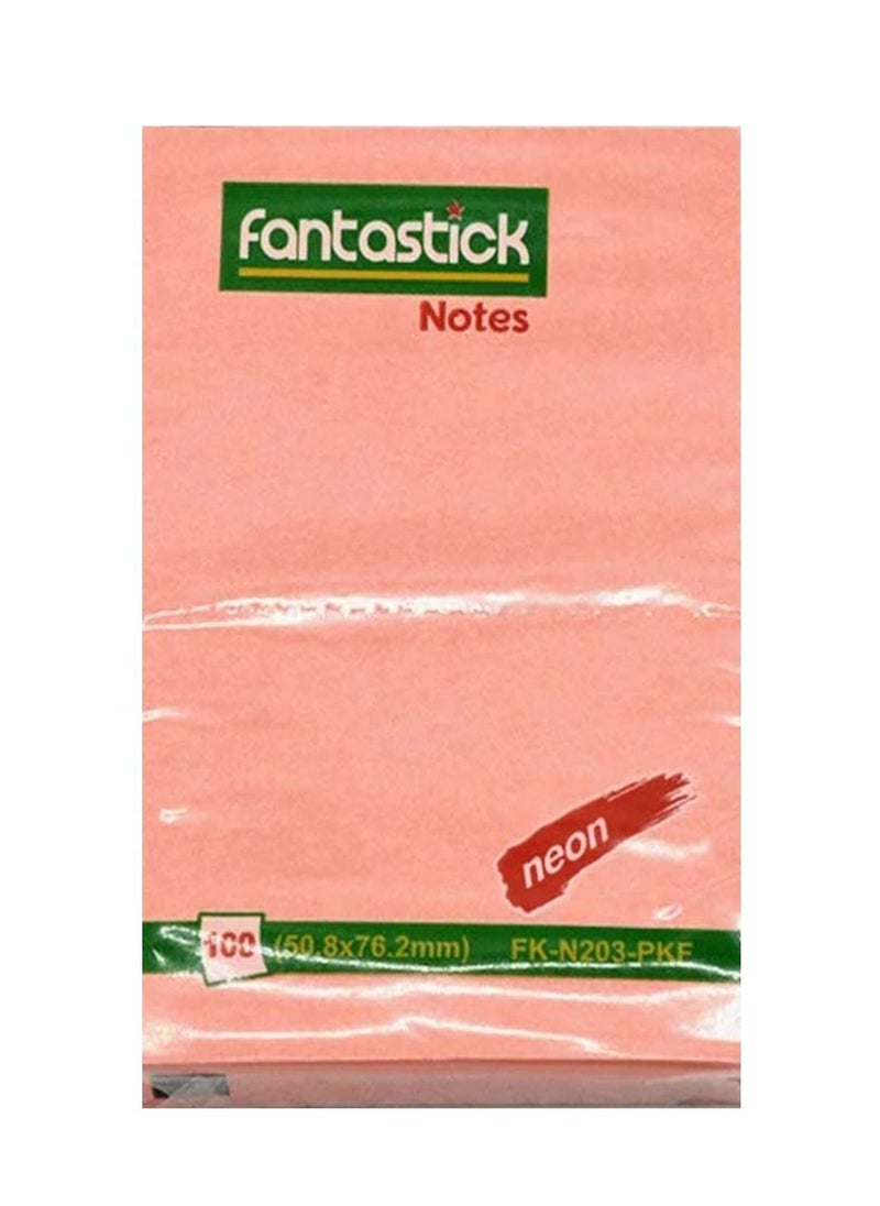 Fantastick 12-Piece Sticky Notes 2x3 Inch Size Light Pink  - Image 2