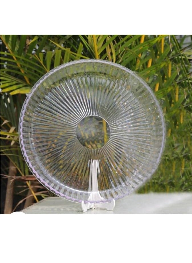 صنيه دائرية مضلعة اكريلك ضد الكسر 7539654378850 - Image 2