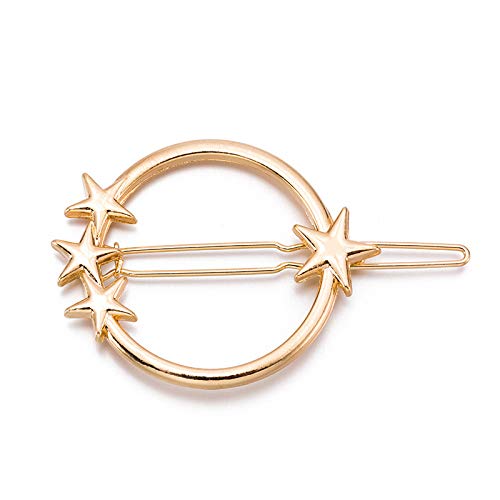 FOK Pack Of 5 Medium Metal Hollow Non Slip Hair Clutcher for Women Girls (Gold, Silver, Rose Gold, Black,) (Style 2) - Image 4