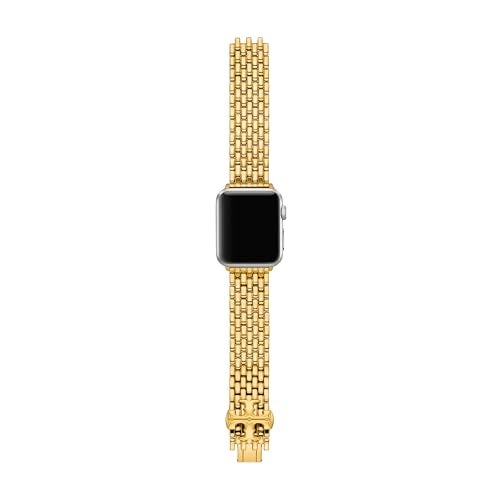 Tory Burch Women's Eleanor Gold-Tone Stainless Steel Band for Apple Watch® (Model: TBS0103E) - Image 5