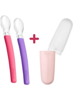 Food Spoon + Storage Box Pink (Girl) - pzsku/Z32316DED54293F8DE479Z/45/_/1739948730/7f834fe0-242d-4277-ab1e-e2a0f78c8287