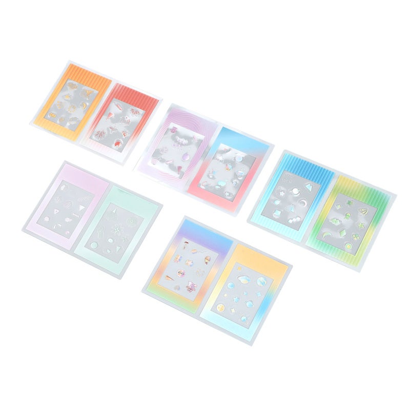 10Pcs Photo Frame Sticker Versatile DIY Scrapbook Sticker for Diary Notebook Photo Album Style 2 - Image 5