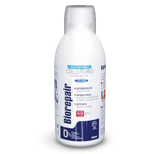 Biorepair Collutorio Mouthwash with Antibacterical 500ml169 floz Italian Import